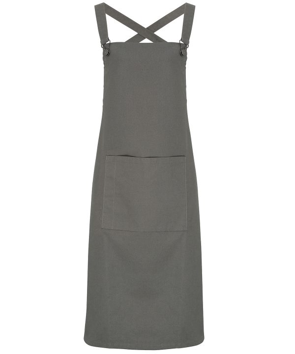 Premier Cross Back 'Barista' Bib Apron - Image 3