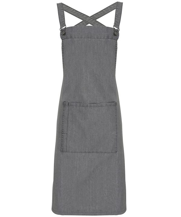 Premier Cross Back 'Barista' Bib Apron - Image 4