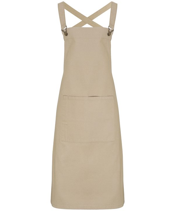 Premier Cross Back 'Barista' Bib Apron - Image 6