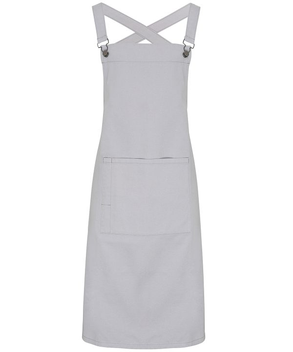 Premier Cross Back 'Barista' Bib Apron - Image 8