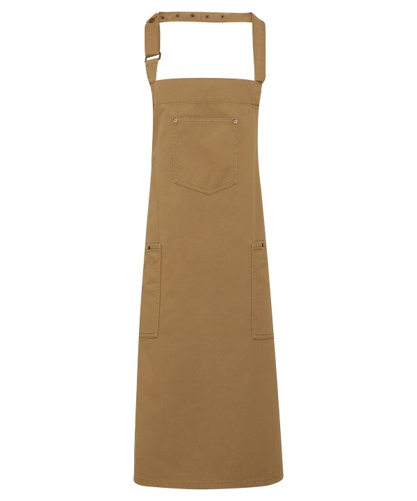 Premier Chino Cotton Bib Apron - Image 2