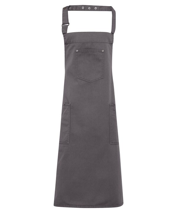 Premier Chino Cotton Bib Apron - Image 4