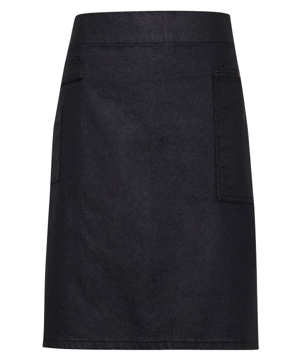 Premier Division Waxed-Look Denim Waist Apron - Image 3