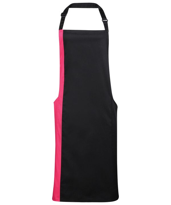 Premier Contrast Bib Apron - Image 2