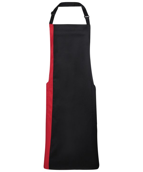 Premier Contrast Bib Apron - Image 5