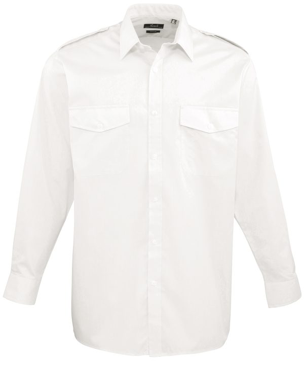 Premier Long Sleeve Pilot Shirt - Image 3