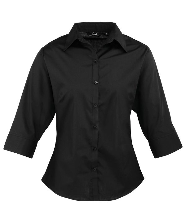 Premier Women`s Ó Sleeve Poplin Blouse