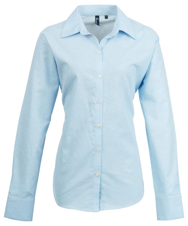 Premier Women`s Signature Oxford Long Sleeve Shirt - Image 2