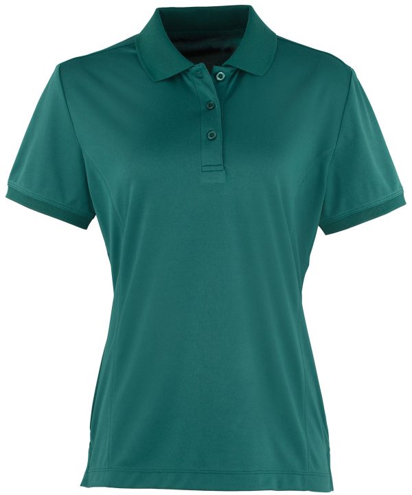 Premier Women`s Coolchecker Pique Polo - Image 3