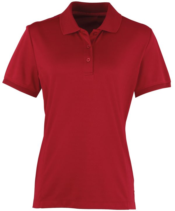 Premier Women`s Coolchecker Pique Polo - Image 5