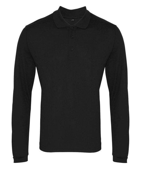 Premier Long Sleeve Coolchecker Pique Polo