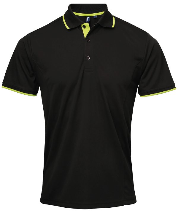 Premier Contrast Coolchecker Polo