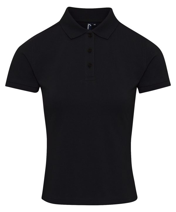 Premier Women`s Coolchecker Plus Pique Polo With Coolplus