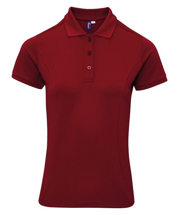 Premier Women`s Coolchecker Plus Pique Polo With Coolplus - Image 3