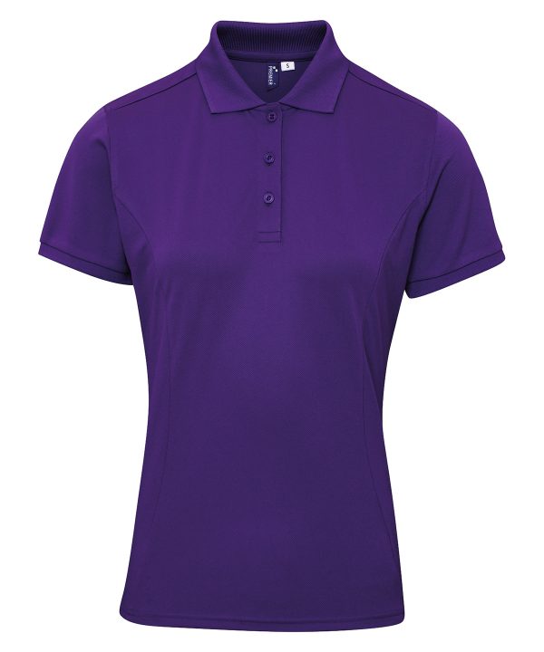 Premier Women`s Coolchecker Plus Pique Polo With Coolplus - Image 9