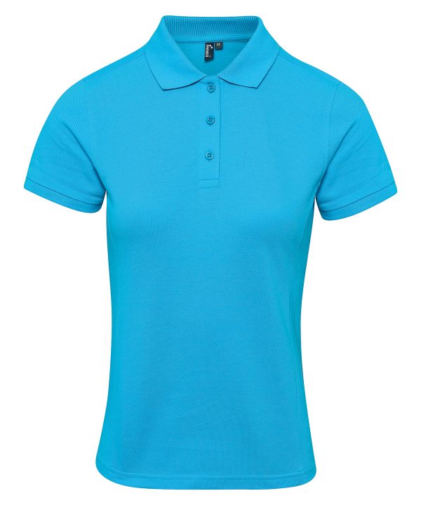 Premier Women`s Coolchecker Plus Pique Polo With Coolplus - Image 14