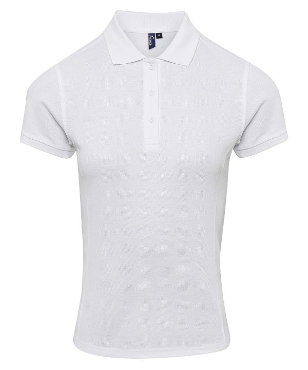 Premier Women`s Coolchecker Plus Pique Polo With Coolplus - Image 15