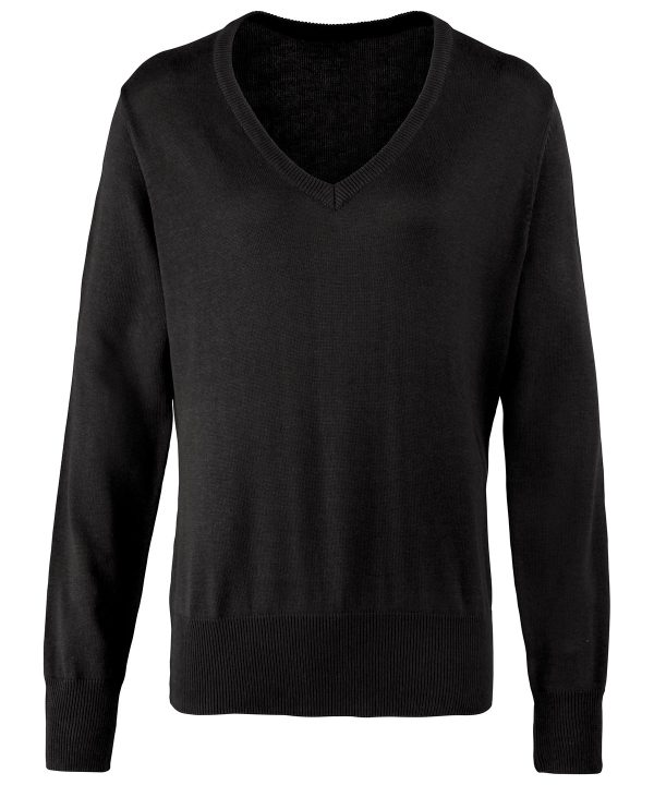 Premier Women`s V-Neck Knitted Sweater