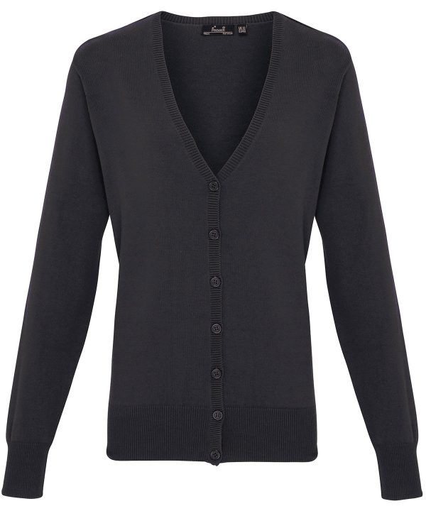 Premier Women`s Button-Through Knitted Cardigan - Image 4