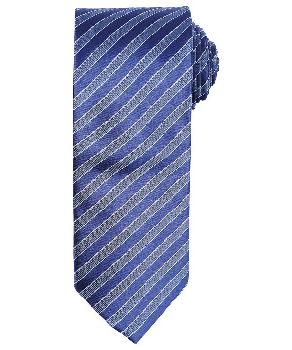 Premier Double Stripe Tie - Image 2