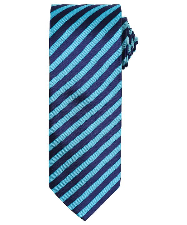 Premier Double Stripe Tie - Image 6