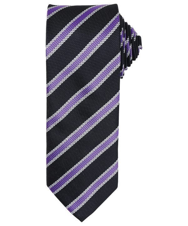 Premier Waffle Stripe Tie - Image 4