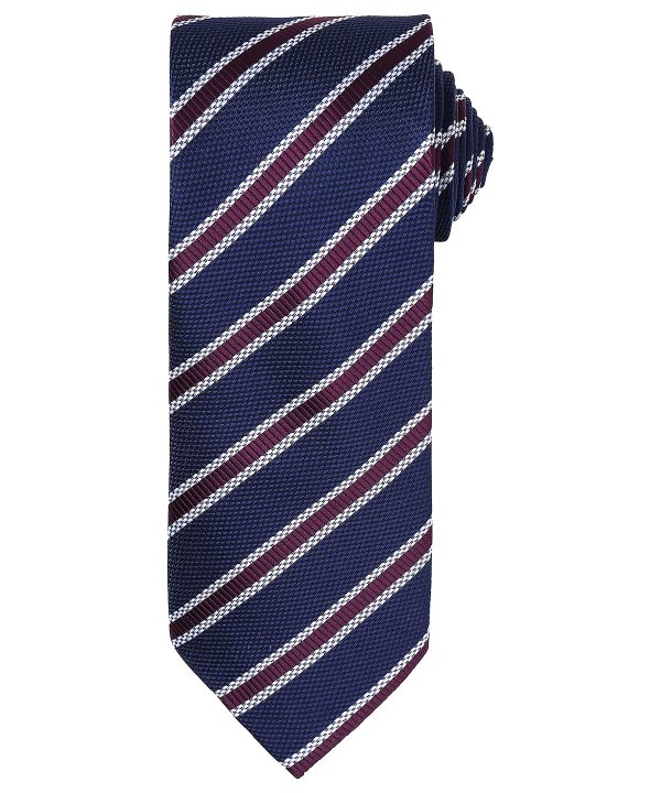 Premier Waffle Stripe Tie - Image 6