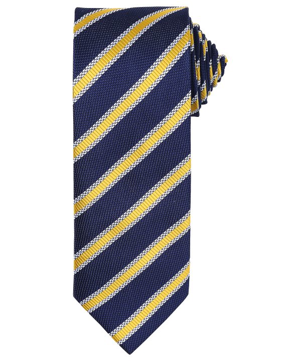 Premier Waffle Stripe Tie - Image 7