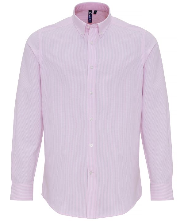 Premier Cotton-Rich Oxford Stripes Shirt - Image 5