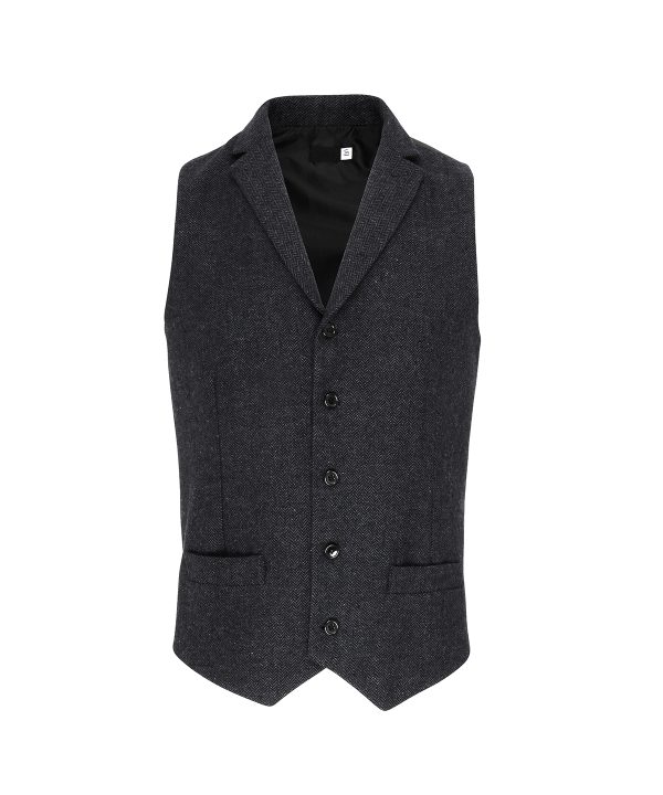 Premier Herringbone Waistcoat - Image 2