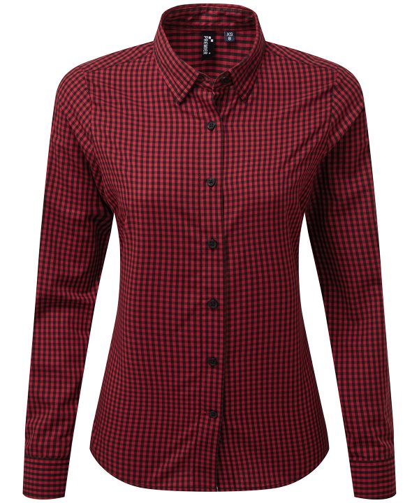 Premier Women`s Maxton Check Long Sleeve Shirt