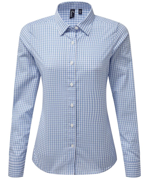 Premier Women`s Maxton Check Long Sleeve Shirt - Image 2