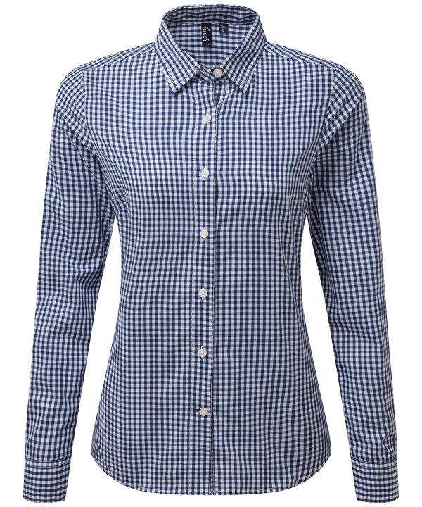 Premier Women`s Maxton Check Long Sleeve Shirt - Image 3