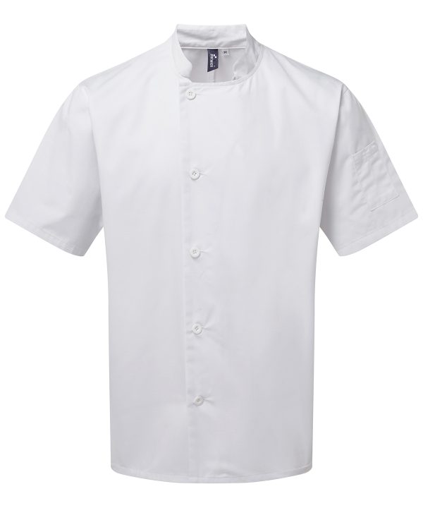 Premier Chef`s Essential Short Sleeve Jacket - Image 2