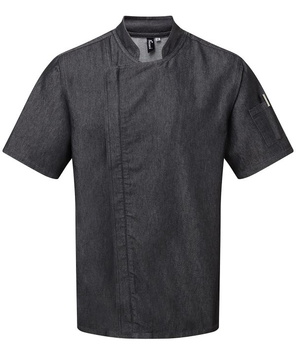 Premier Chef`s Zip-Close Short Sleeve Jacket