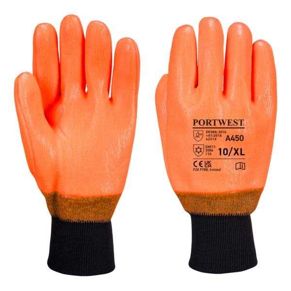 Portwest Weatherproof Hi-Vis Glove