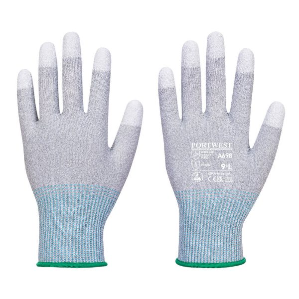 Portwest MR13 ESD PU Fingertip Glove (Pk12)