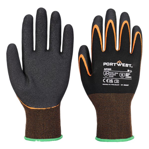 Portwest Grip 15 Nitrile Double Palm Glove