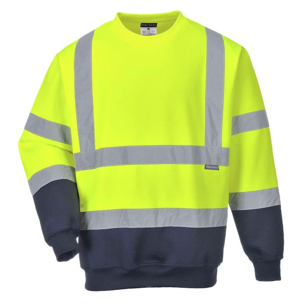 Portwest Hi-Vis Contrast Sweatshirt - Image 8