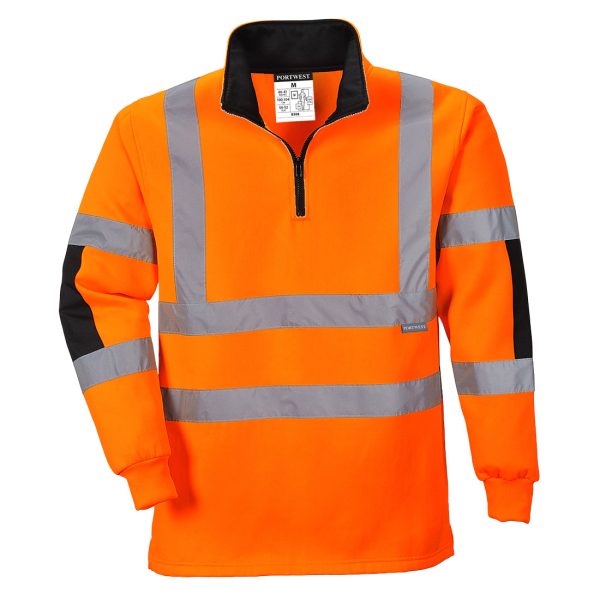 Portwest Xenon Hi-Vis Rugby Shirt