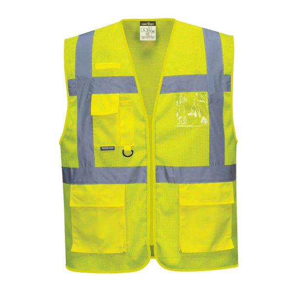 Portwest Athens Hi-Vis Mesh Executive Vest - Image 8