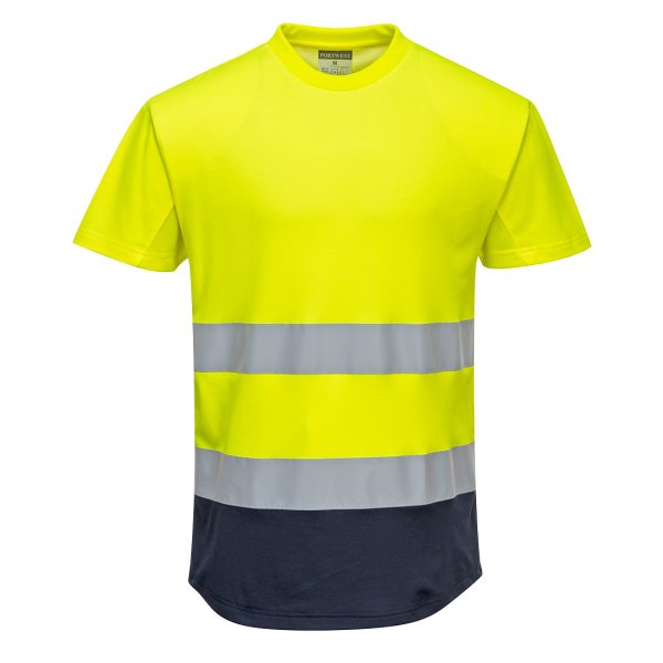 Portwest Hi-Vis Contrast Mesh Insert T-Shirt S/S - Image 7