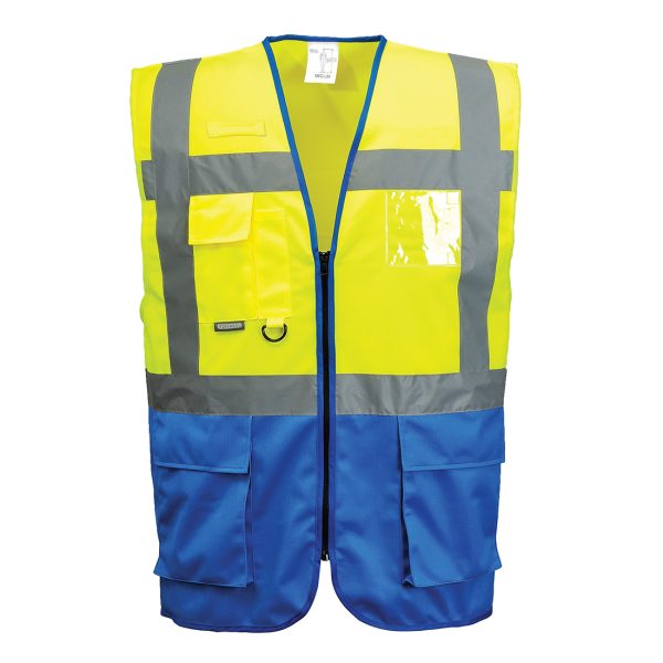 Portwest Warsaw Hi-Vis Contrast Executive Vest - Image 30