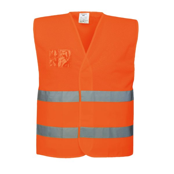 Portwest Hi-Vis Half Mesh Two Band Vest