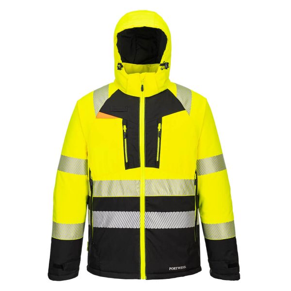 Portwest DX4 Hi-Vis Class 2 Winter Jacket - Image 8