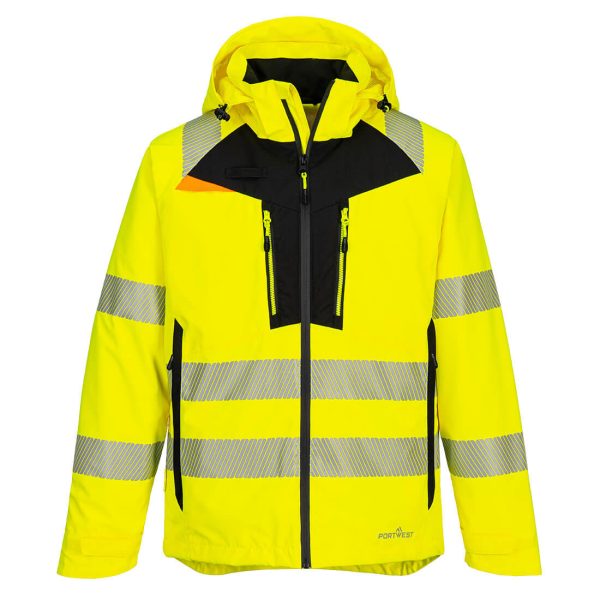 Portwest DX4 Hi-Vis Rain Jacket - Image 10