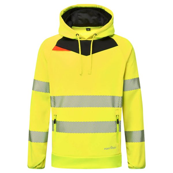 Portwest DX4 Hi-Vis Overhead Hoodie - Image 8