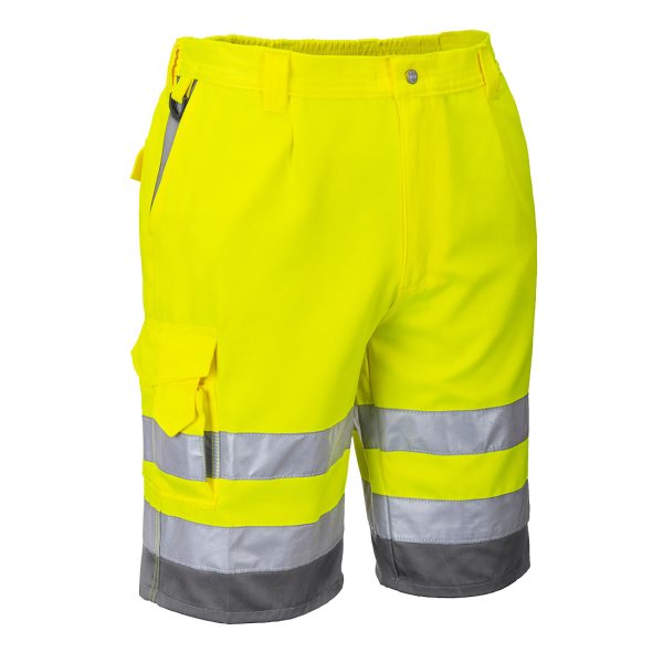 Portwest Hi-Vis Contrast Shorts - Image 8