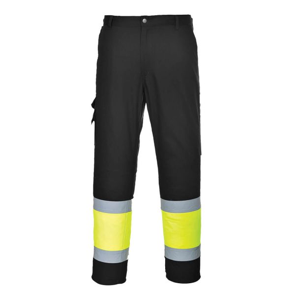 Portwest Hi-Vis Contrast Class 1 Service Trousers - Image 6