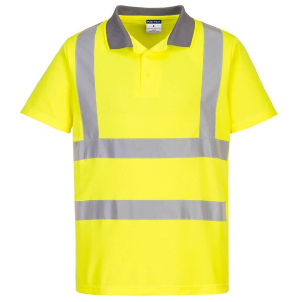 Portwest Eco Hi-Vis Polo Shirt S/S (6 Pack) - Image 8